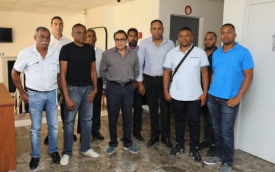 Le Président PATEL rencontre les transporteurs de canne à sucre