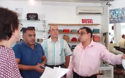 Le président Ibrahim Patel rencontre les commerçants de Centre-ville