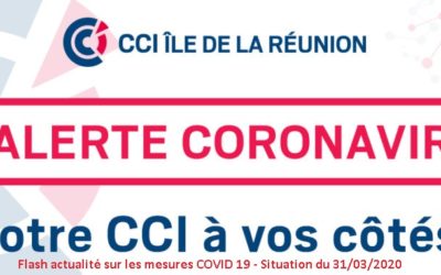 Flash actualité sur les mesures COVID 19 – Situation du 31/03/2020
