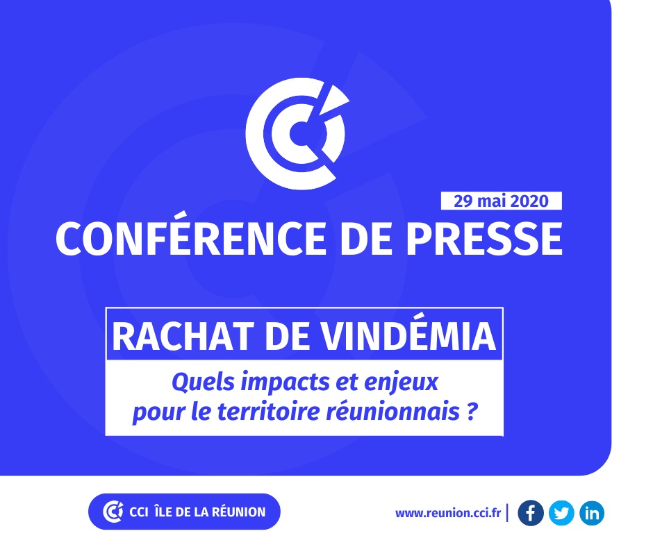 Conférence de presse de la CCI Réunion : Rachat de VINDEMIA