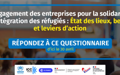 Enquête ICC-France-HCR sur l’intégration des réfugiés par l’emploi