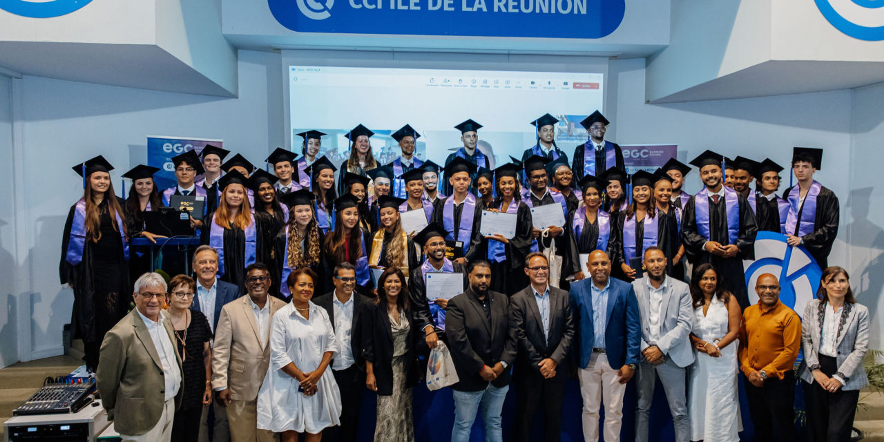 Remise de diplômes de la 32ème promotion de l’ EGC Réunion