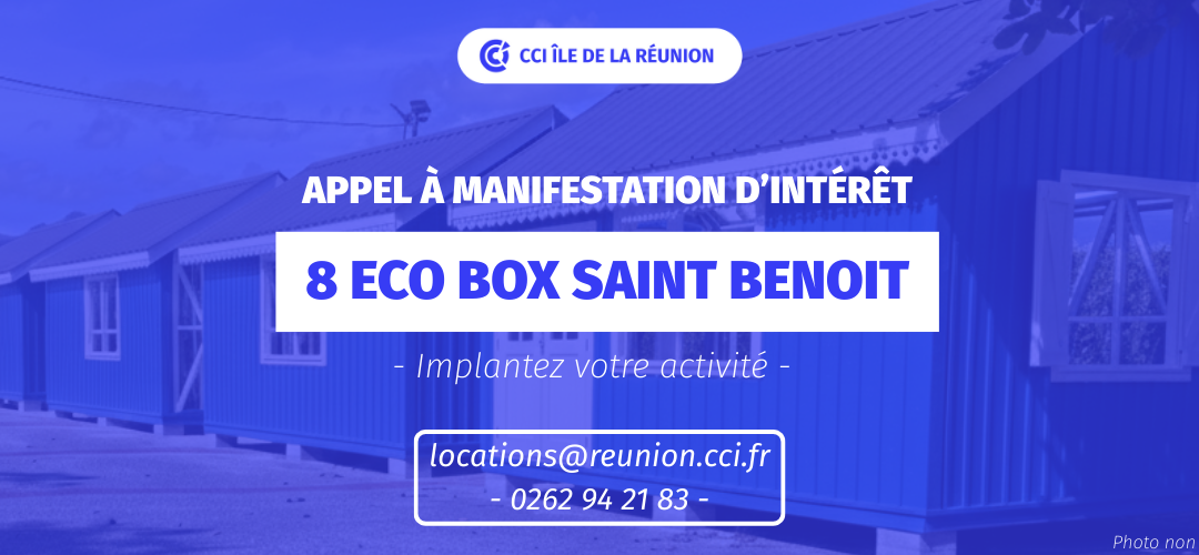 APPEL À MANIFESTATION D’INTÉRÊT ECO BOX SAINT-BENOÎT