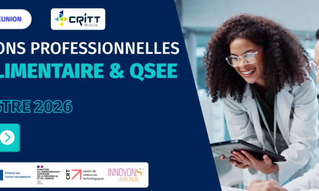 Formations professionnelles Agroalimentaire & QSEE – 2e semestre 2026 CRITT de la CCI Réunion